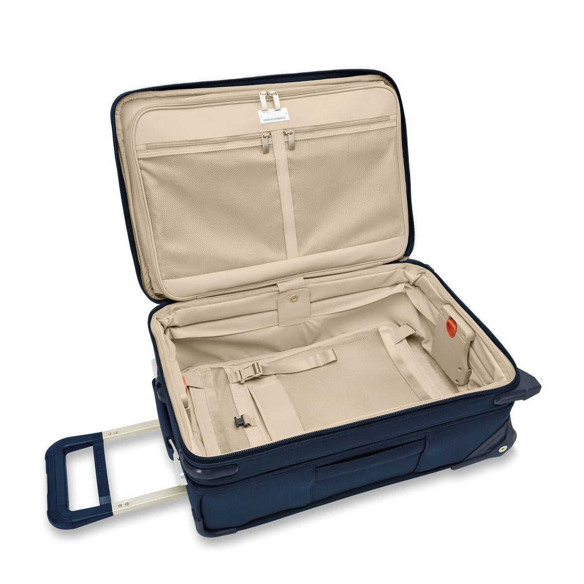 Briggs & Riley Baseline Essential 22" 2-Wheel Expandable Carry-On in Navy — interior view 4