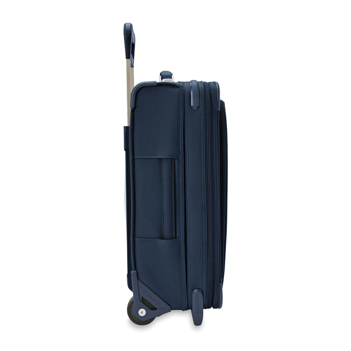 Briggs & Riley Baseline Essential 22" 2-Wheel Expandable Carry-On in Navy — angle view 3