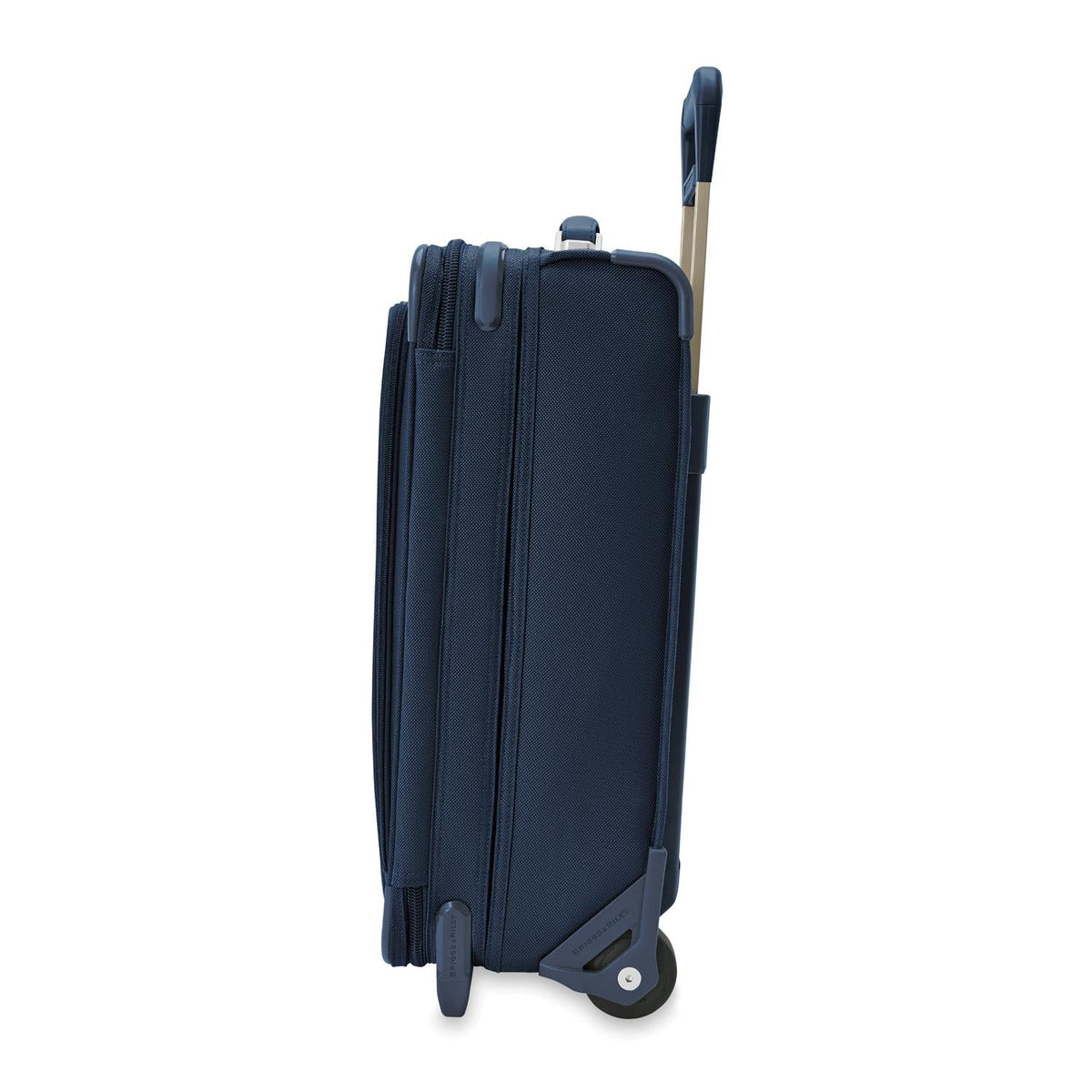 Briggs & Riley Baseline Essential 22" 2-Wheel Expandable Carry-On in Navy — angle view 4