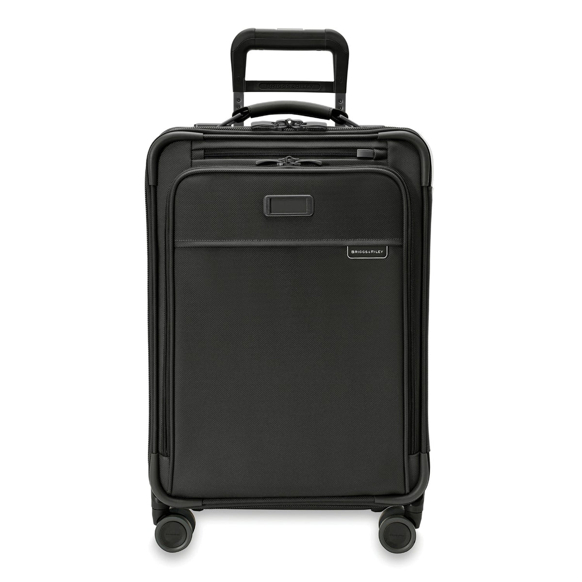 Briggs & Riley Baseline Essential 22" Carry-On Expandable Spinner in Black — front view