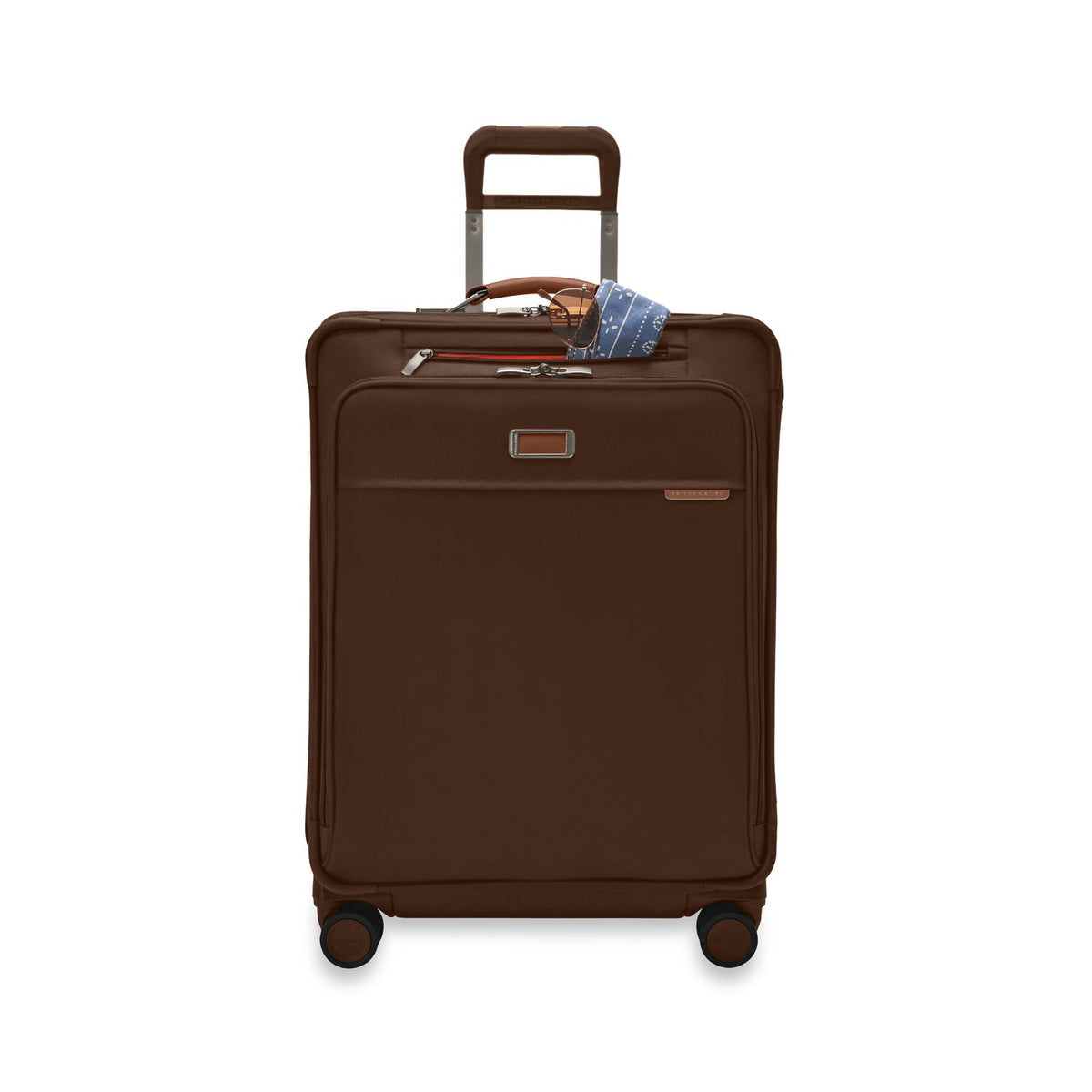 Briggs & Riley Baseline Medium Expandable Spinner in Chocolate — detail view 6