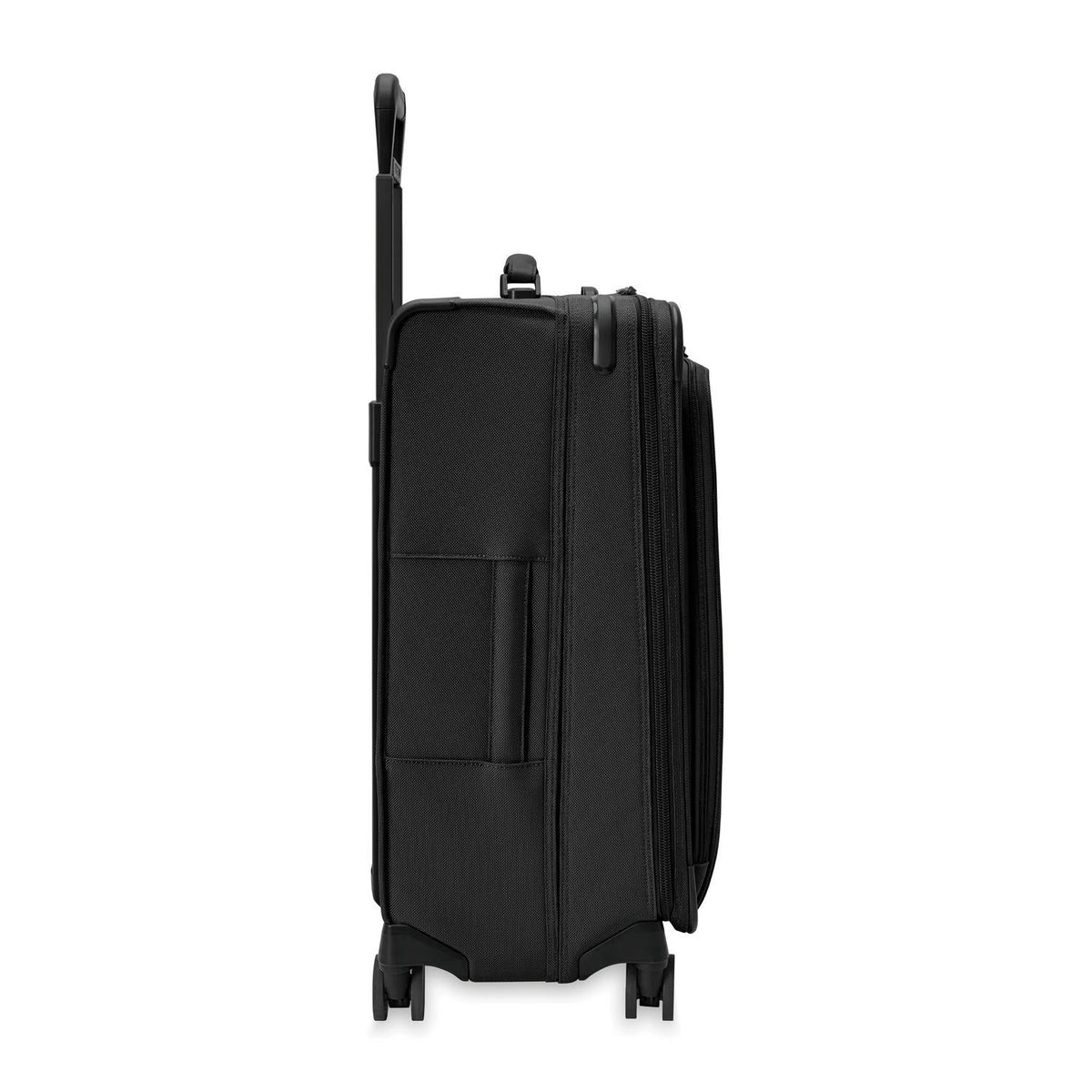 Briggs & Riley Baseline Medium Expandable Spinner in Black — angle view 3
