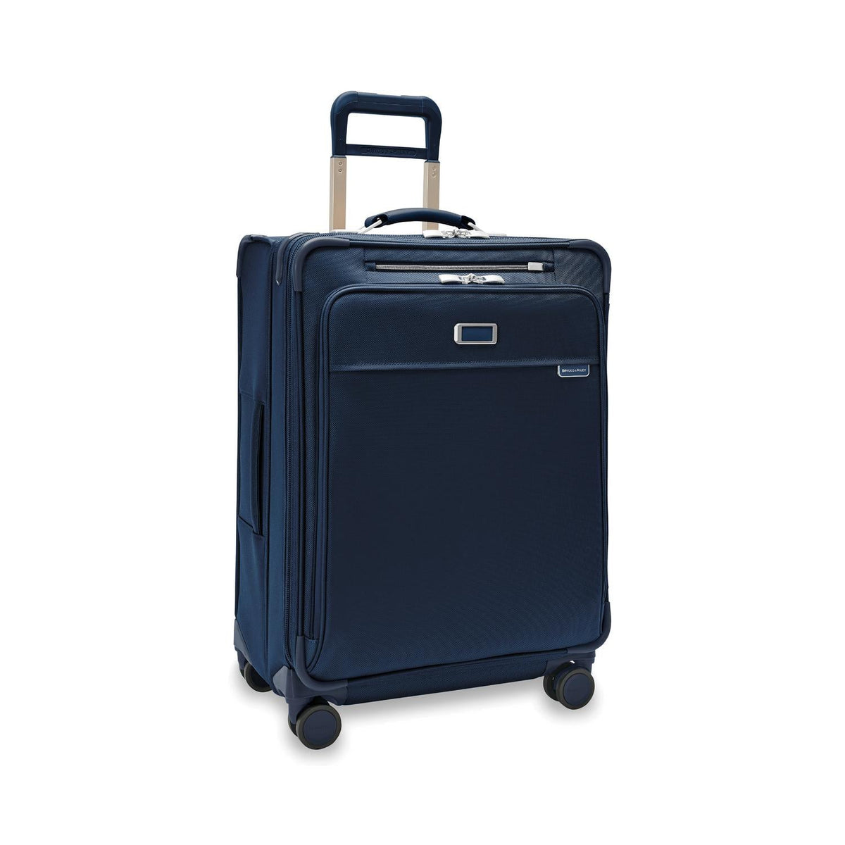 Briggs & Riley Baseline Medium Expandable Spinner in Navy — angle view 2