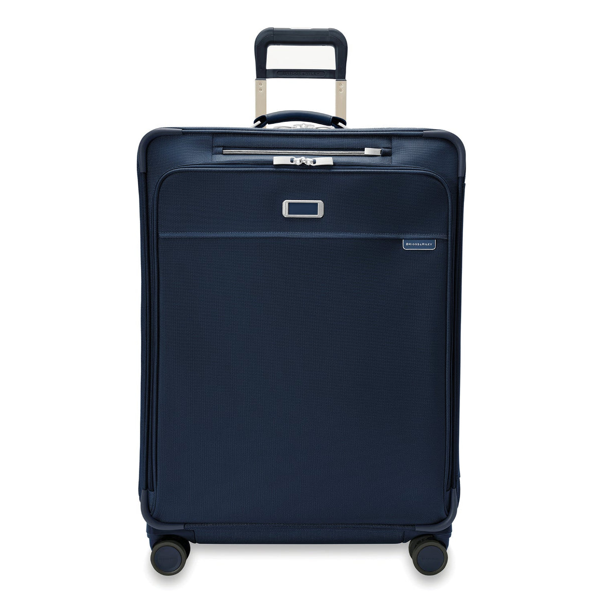 Briggs & Riley Baseline Large Expandable Spinner in Navy — front view