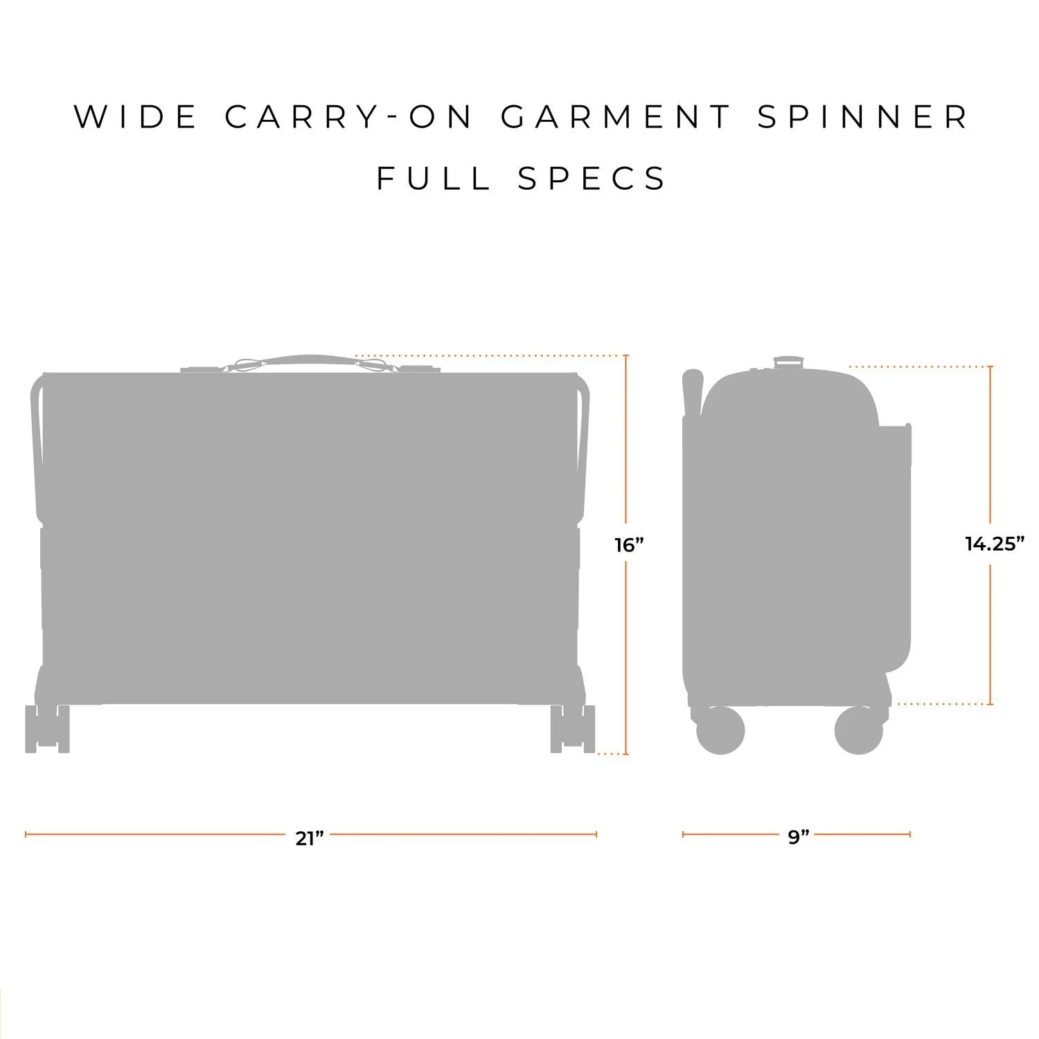 Briggs & Riley Baseline 21" Carry-On Wheeled Garment Spinner