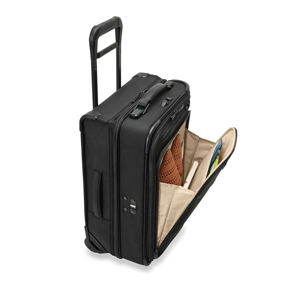 Briggs & Riley Baseline 22" Carry-On 2-Wheel Garment Bag in Black — detail view 2