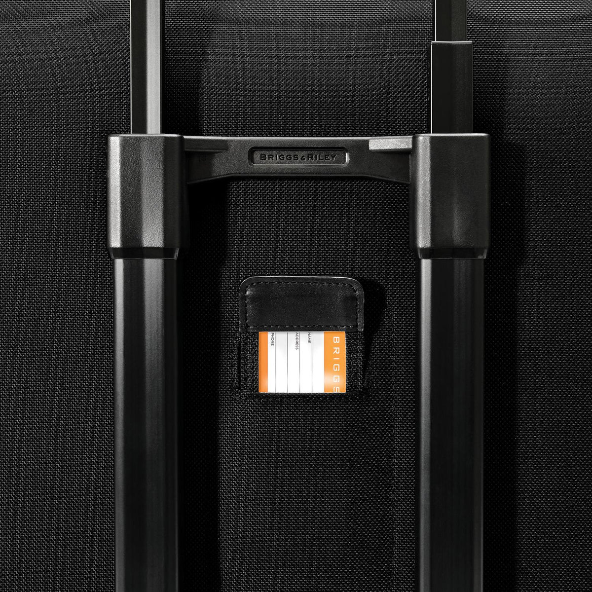 Briggs & Riley Baseline Deluxe Wardrobe Spinner in Black — detail view 3