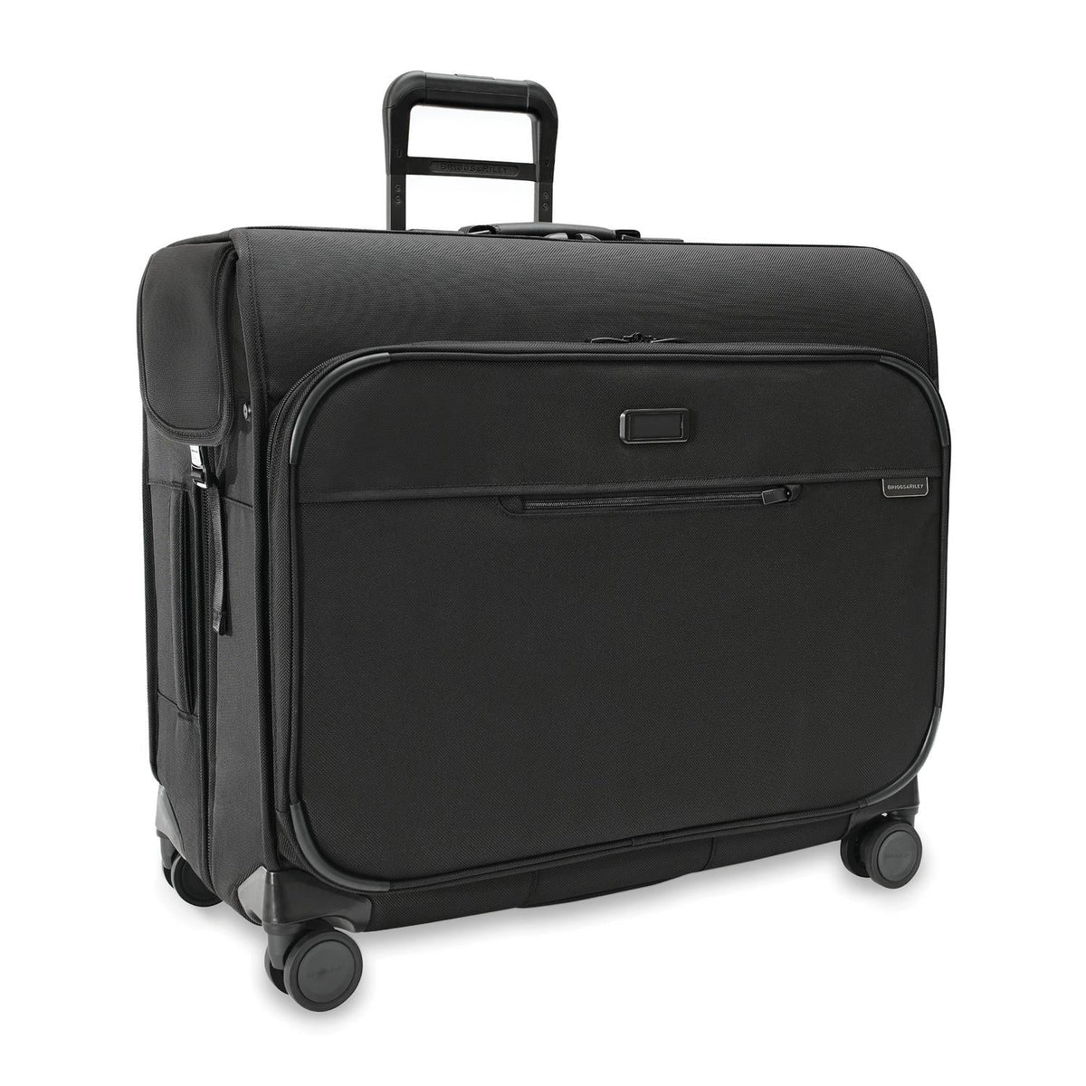 Briggs & Riley Baseline Deluxe Wardrobe Spinner in Black — angle view 2