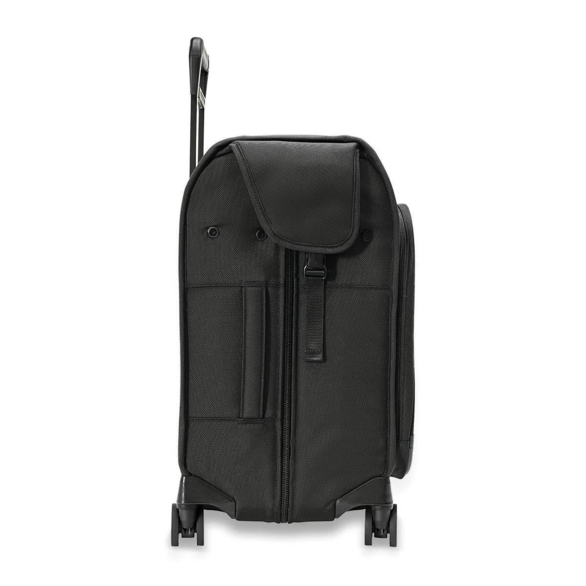 Briggs & Riley Baseline Deluxe Wardrobe Spinner in Black — angle view 3