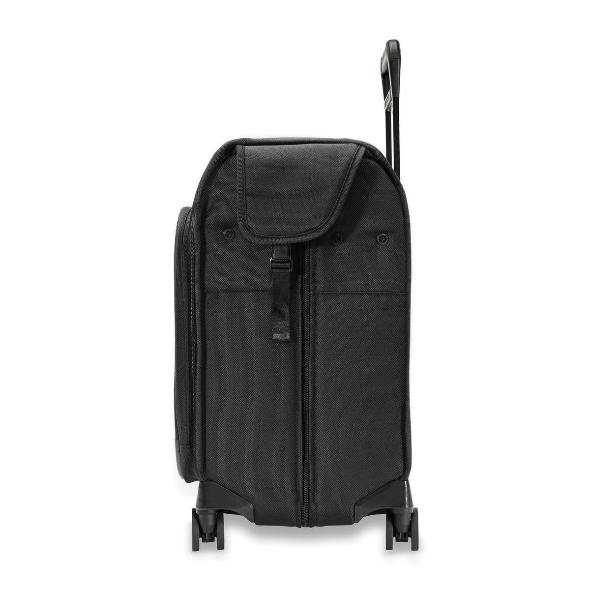 Briggs & Riley Baseline Deluxe Wardrobe Spinner in Black — angle view 4