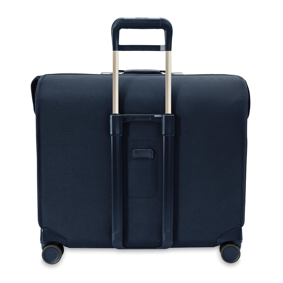 Briggs & Riley Baseline Deluxe Wardrobe Spinner in Navy — back view