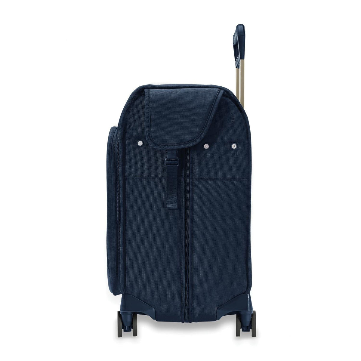 Briggs & Riley Baseline Deluxe Wardrobe Spinner in Navy — angle view 4