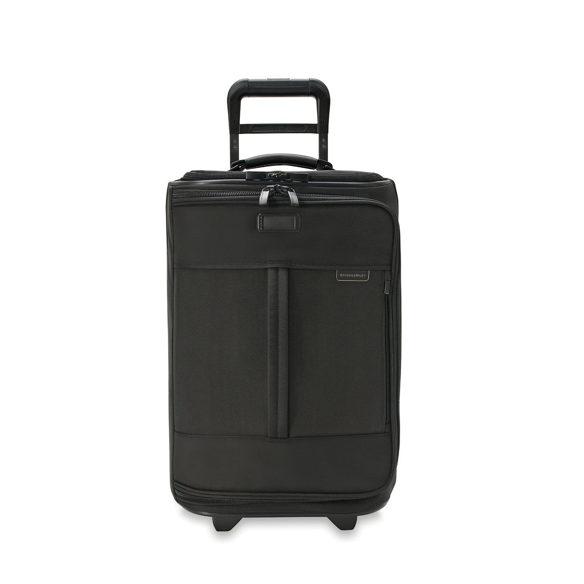 Briggs & Riley Baseline Global 2-Wheel Carry-on Duffle in Black — front view # color_Black