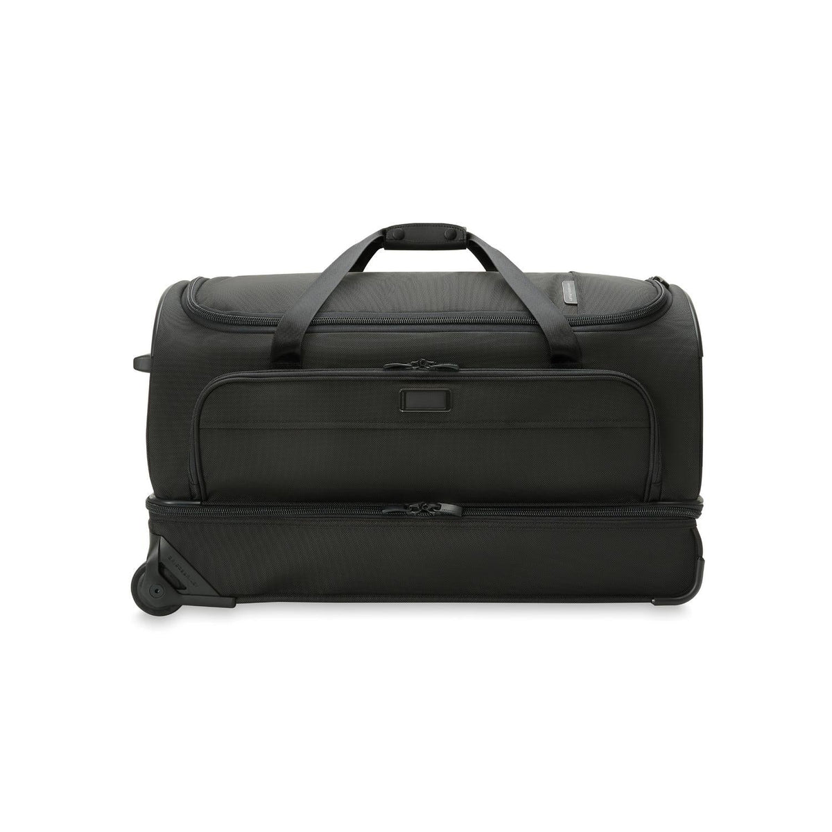 Briggs & Riley Baseline Medium 2-Wheel Duffle in Black — angle view 5