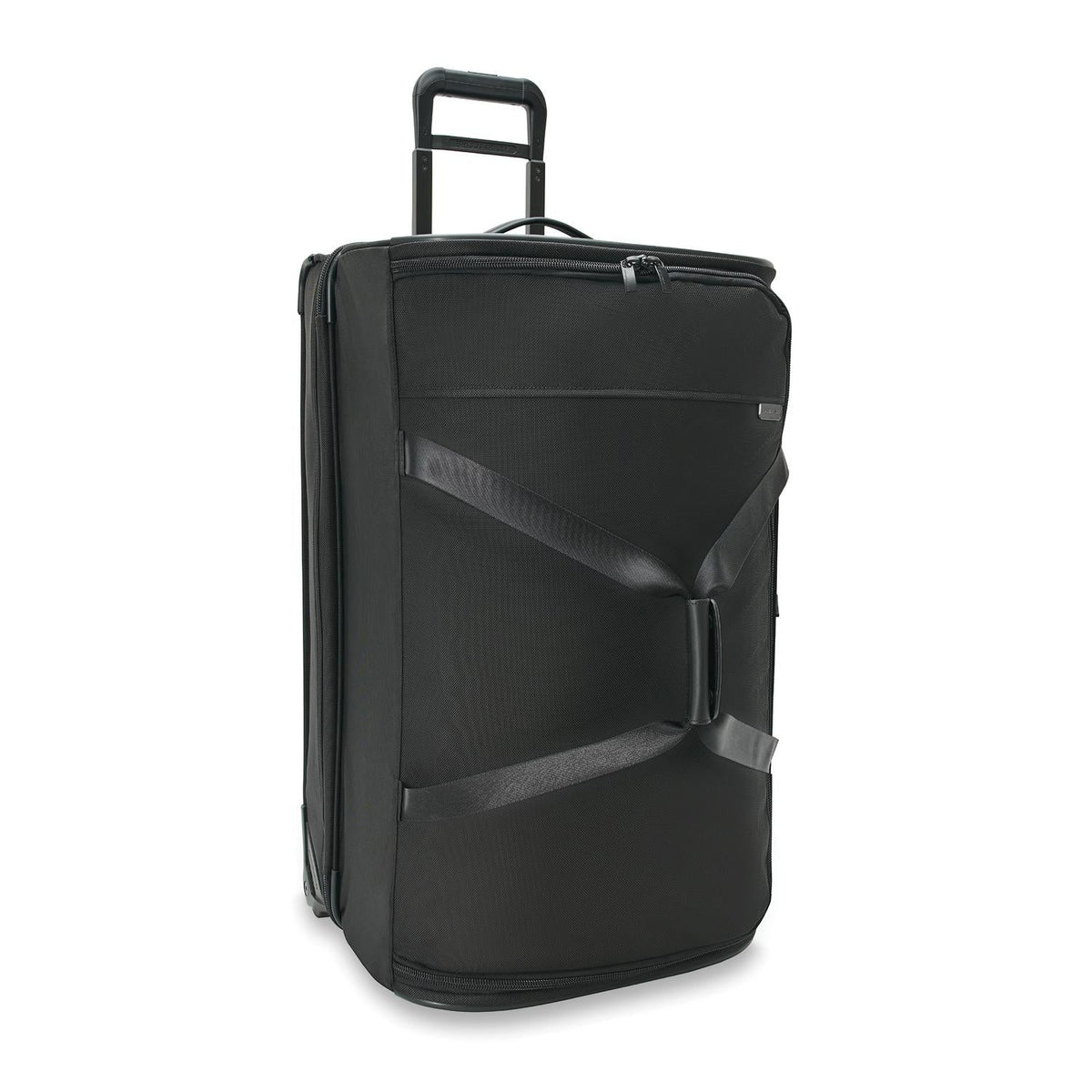 Briggs & Riley Baseline Large 2-Wheel Duffel in Black — angle view 2