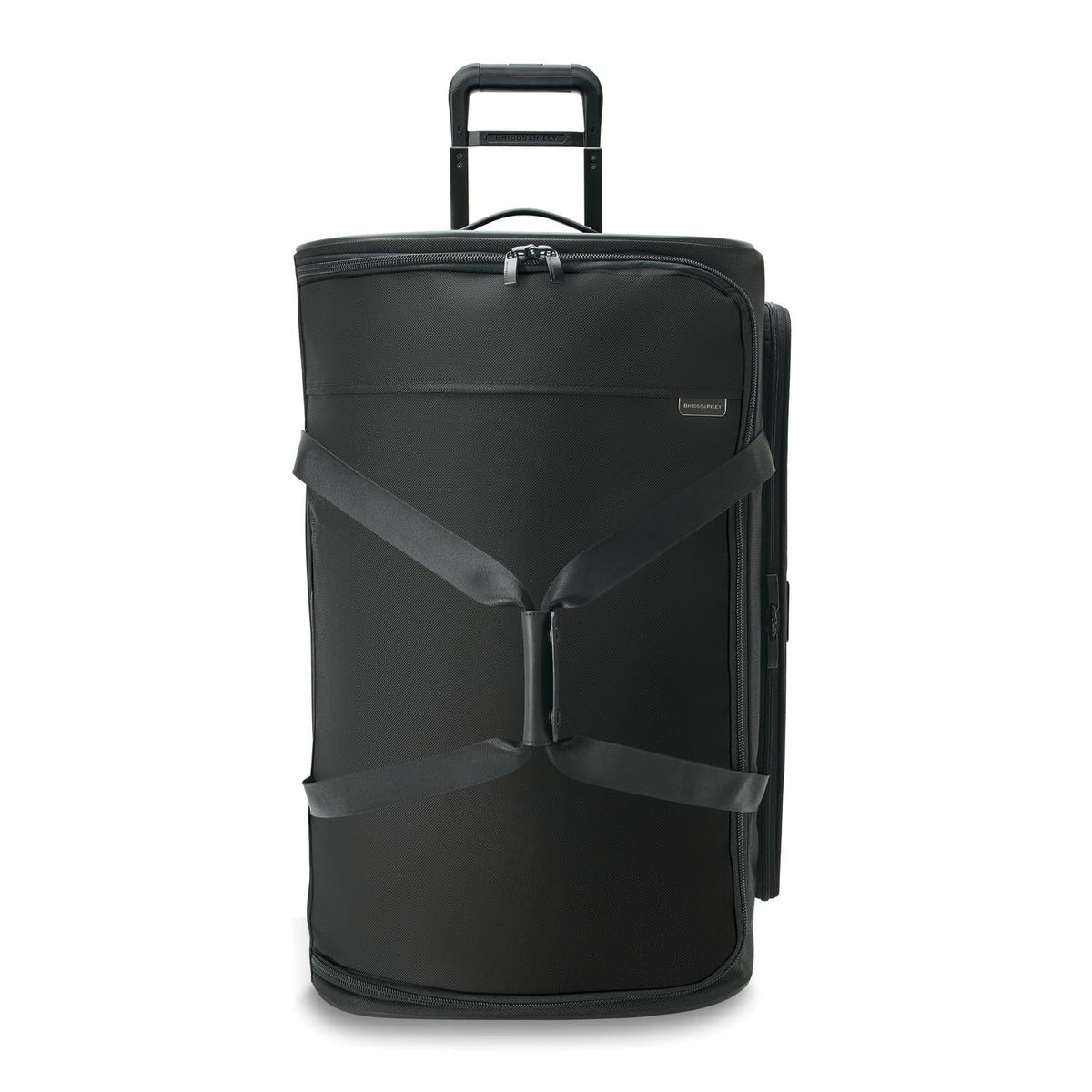 Briggs & Riley Baseline Large 2-Wheel Duffel in Black — front view