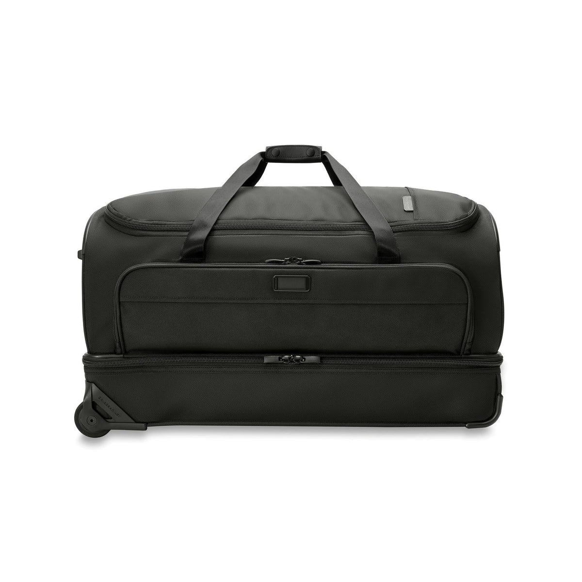 Briggs & Riley Baseline Large 2-Wheel Duffel in Black — angle view 5