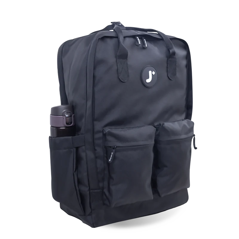 J World Timo Laptop Backpack in Black — angle view 2