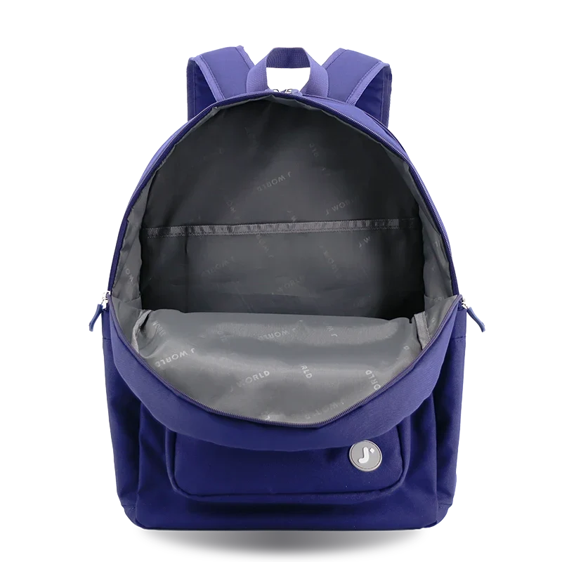 J World Zenpack Laptop Backpack in Navy — front view 2 # color_Navy