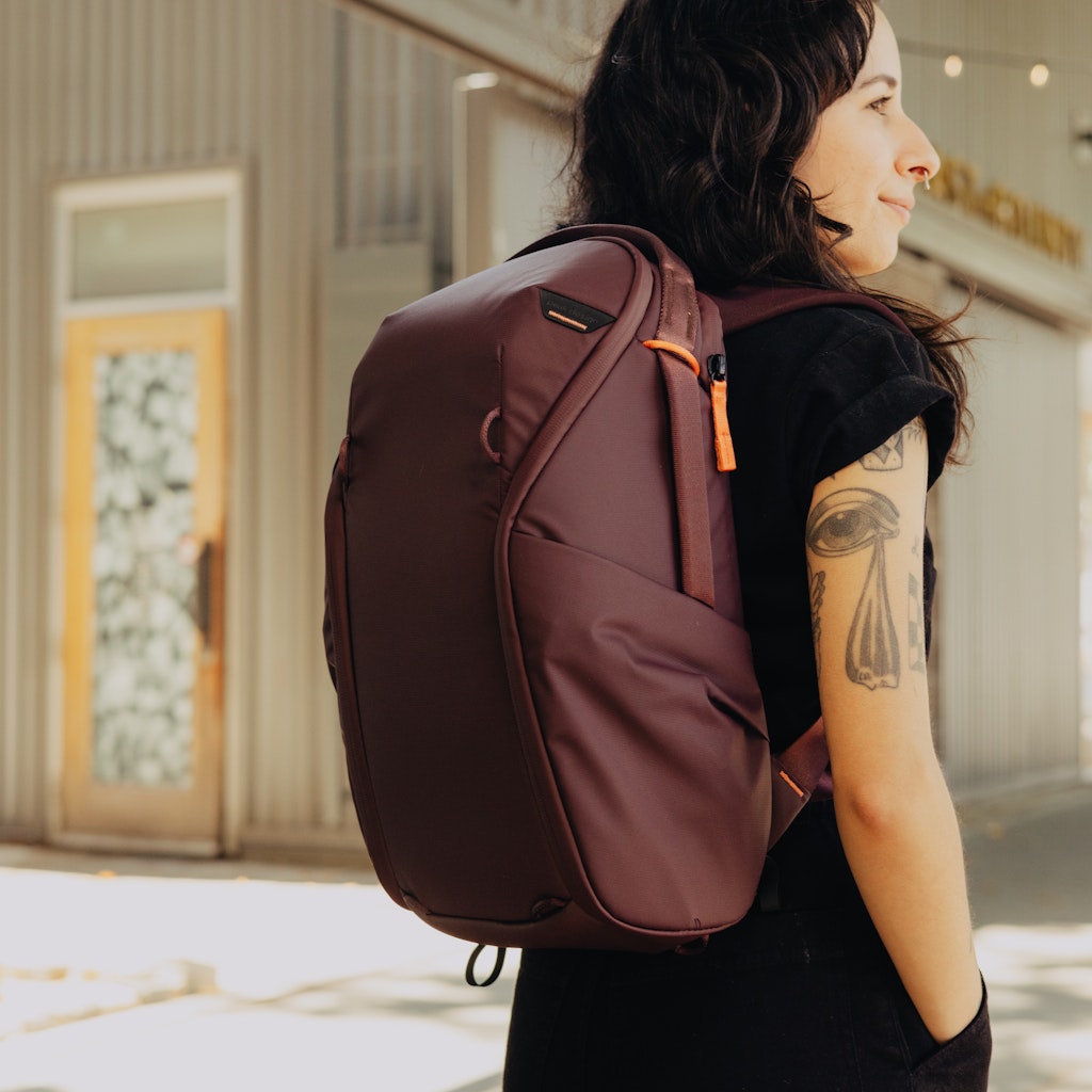 Peak Design Everyday Backpack Zip 15L in Eclipse — lifestyle # color_Eclipse
