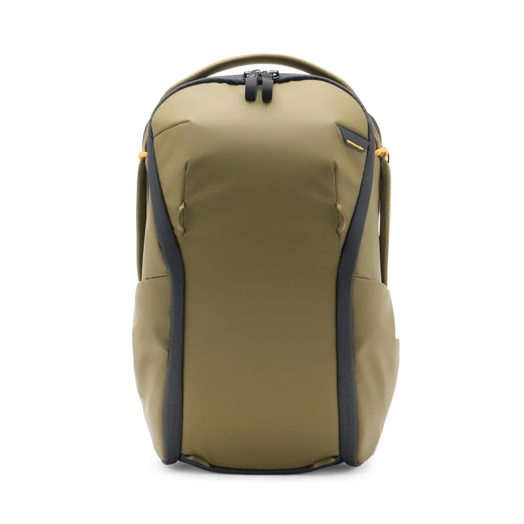 Peak Design Everyday Backpack Zip 15L in Kelp — front view # color_Kelp