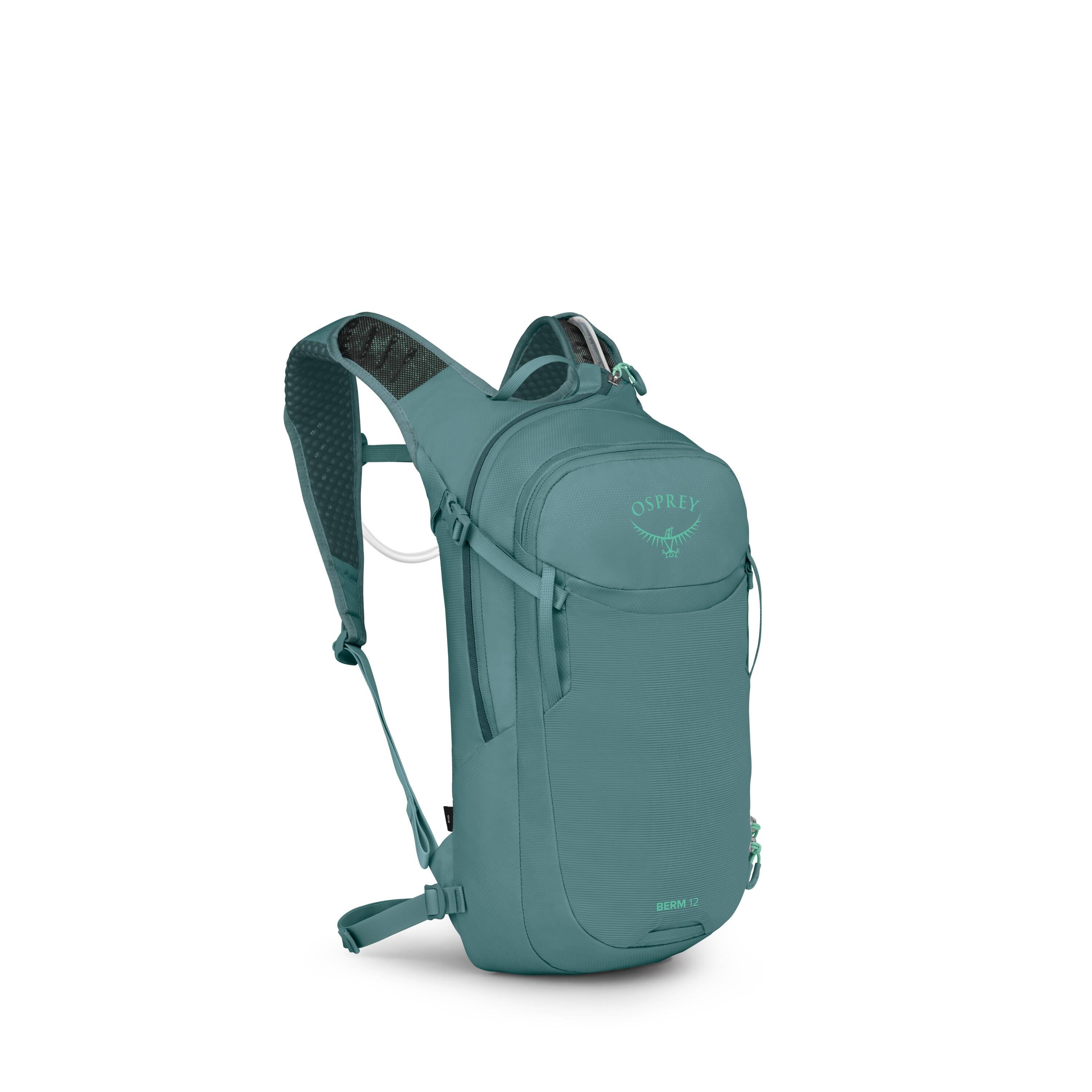 Osprey Berm 12 Bike Hydration Pack 12L in Cascade Blue — angle view 2