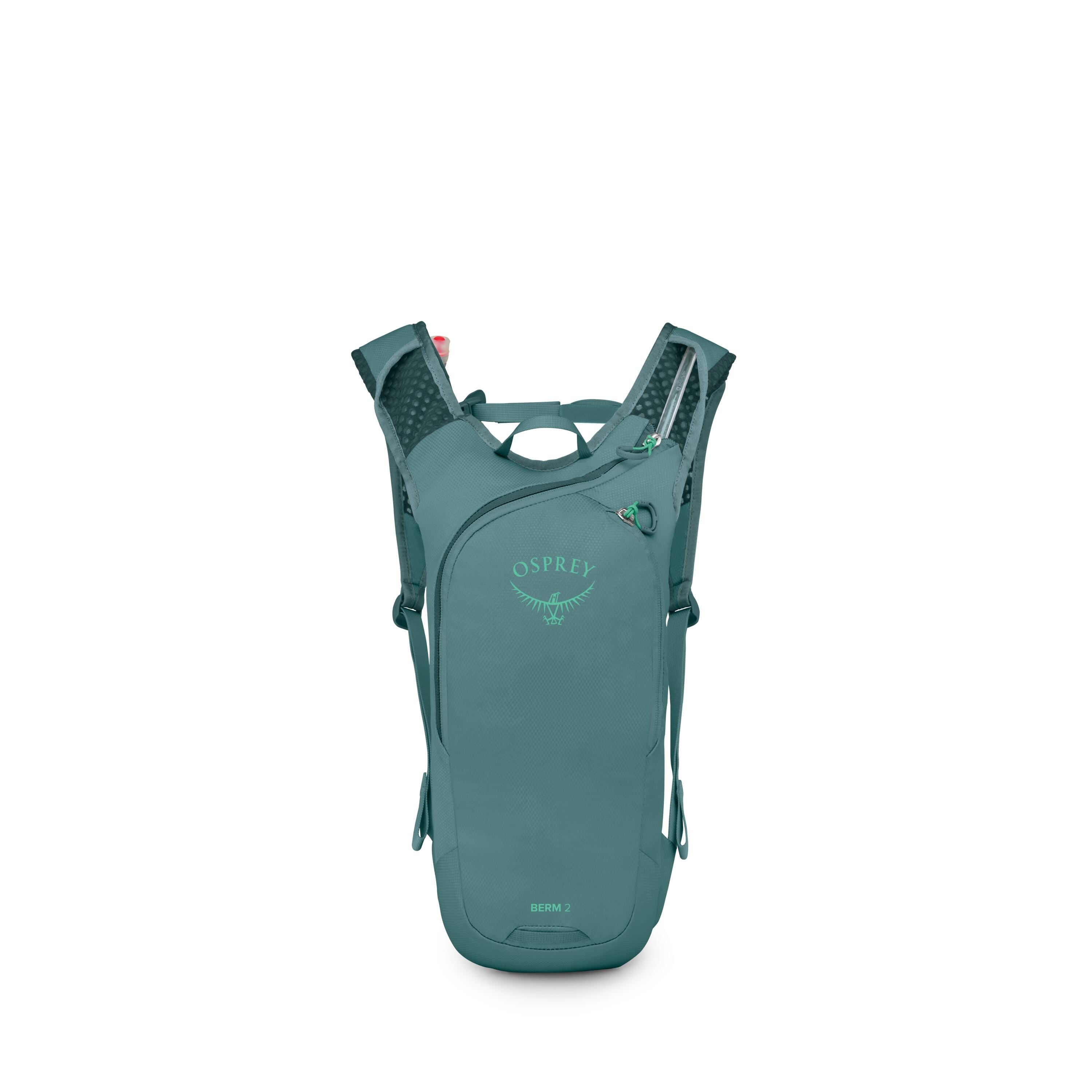 Osprey Berm 2 Bike Hydration Pack 2L in Cascade Blue — front view