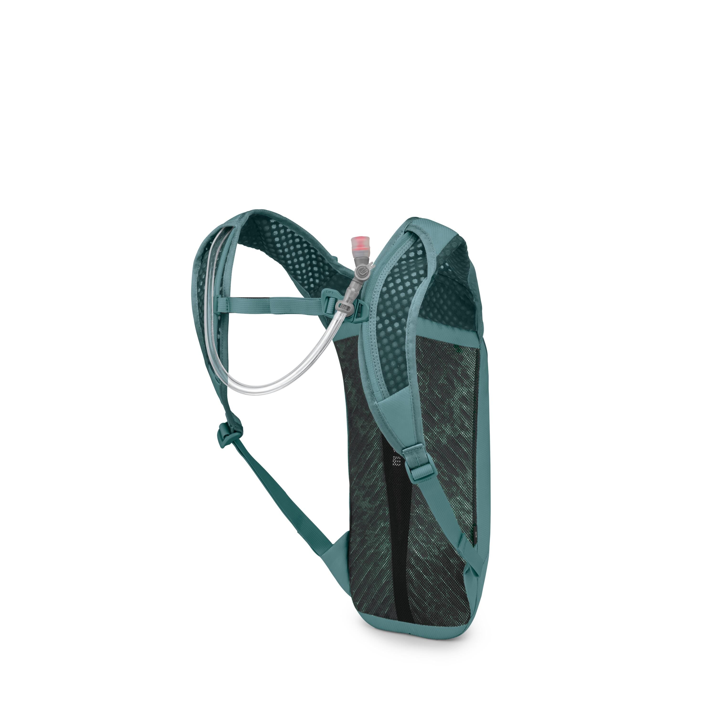 Osprey Berm 2 Bike Hydration Pack 2L in Cascade Blue — angle view 3