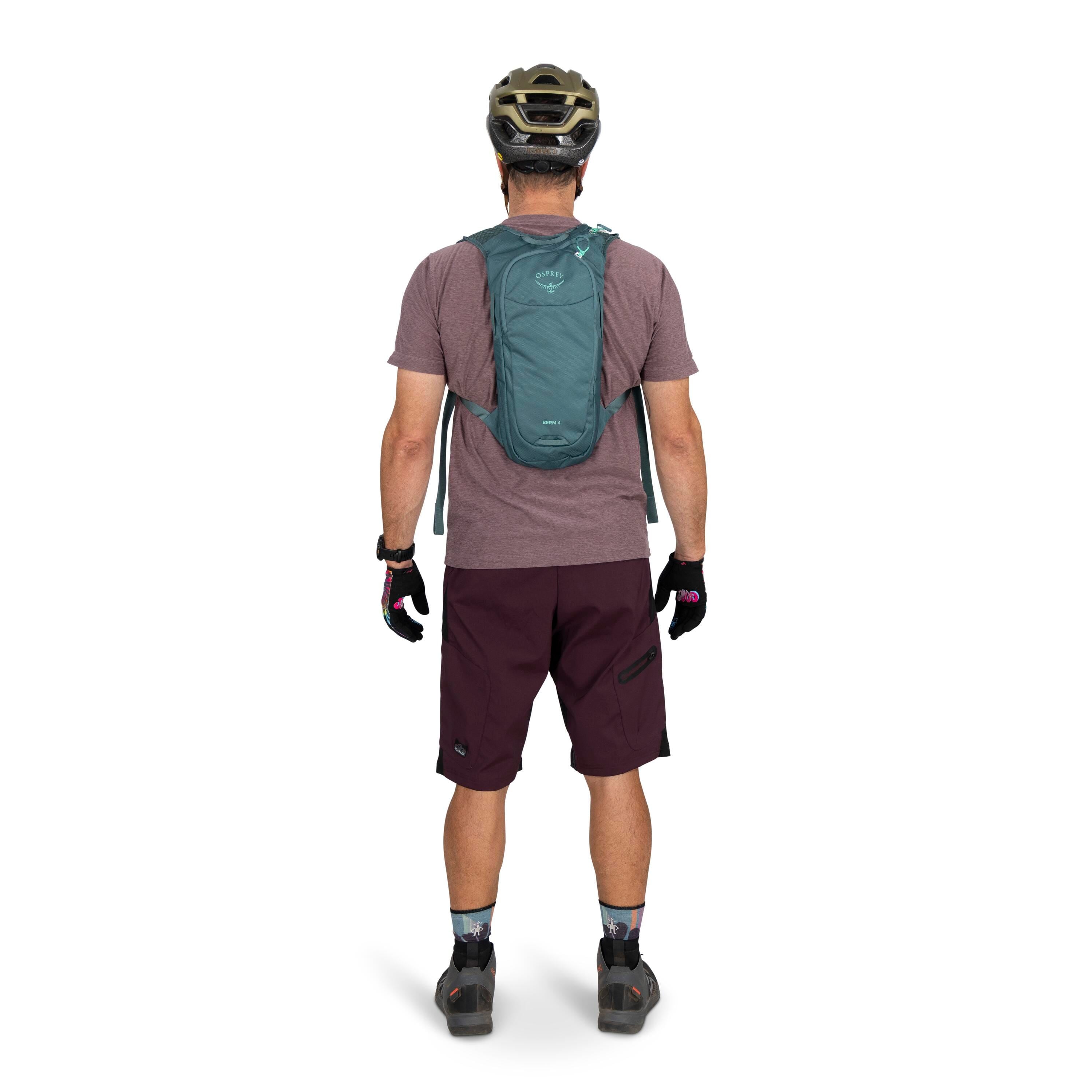 Osprey Berm 4 Bike Hydration Pack 4L in Cascade Blue — lifestyle 2