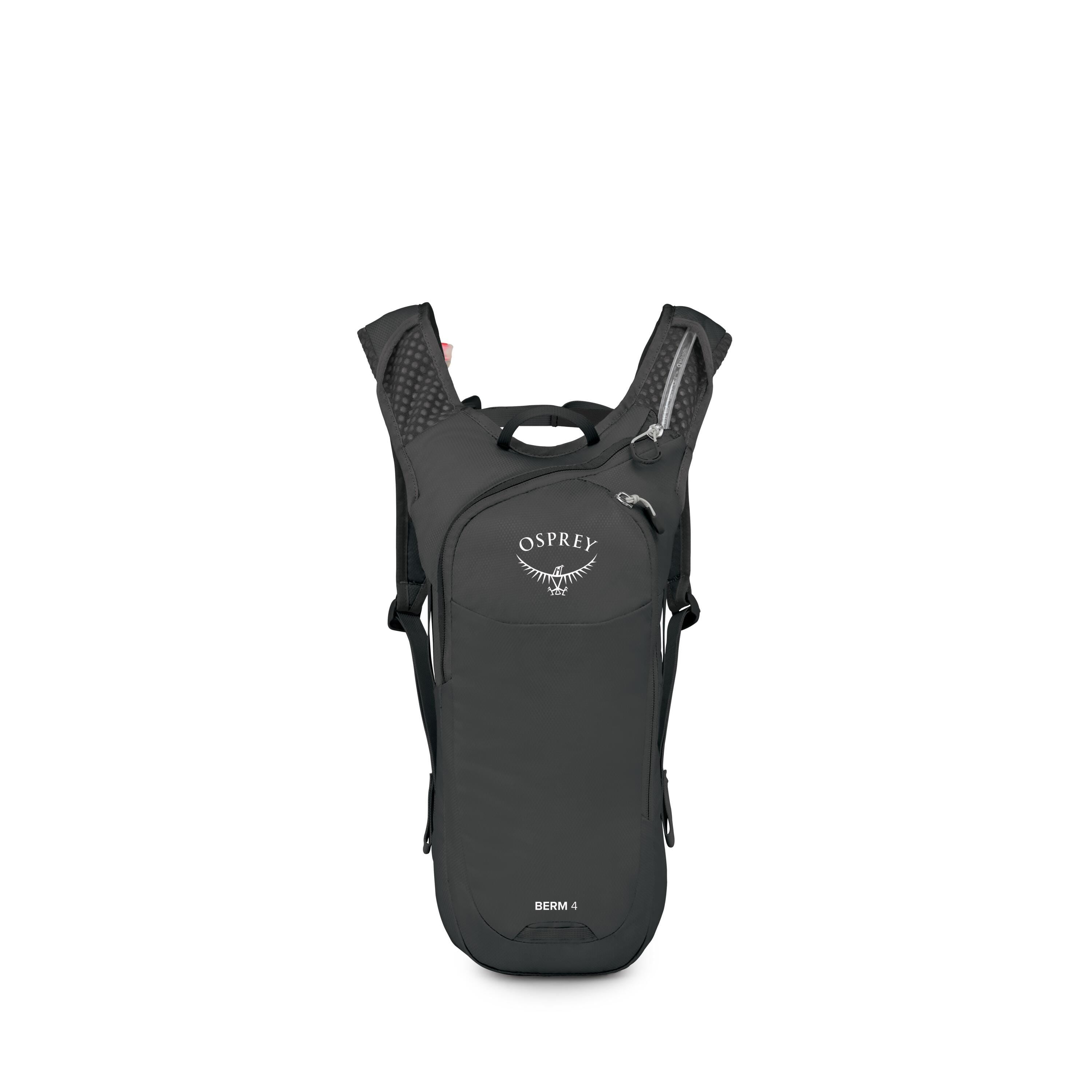 Osprey Berm 4 Bike Hydration Pack 4L in Raven Black — front view