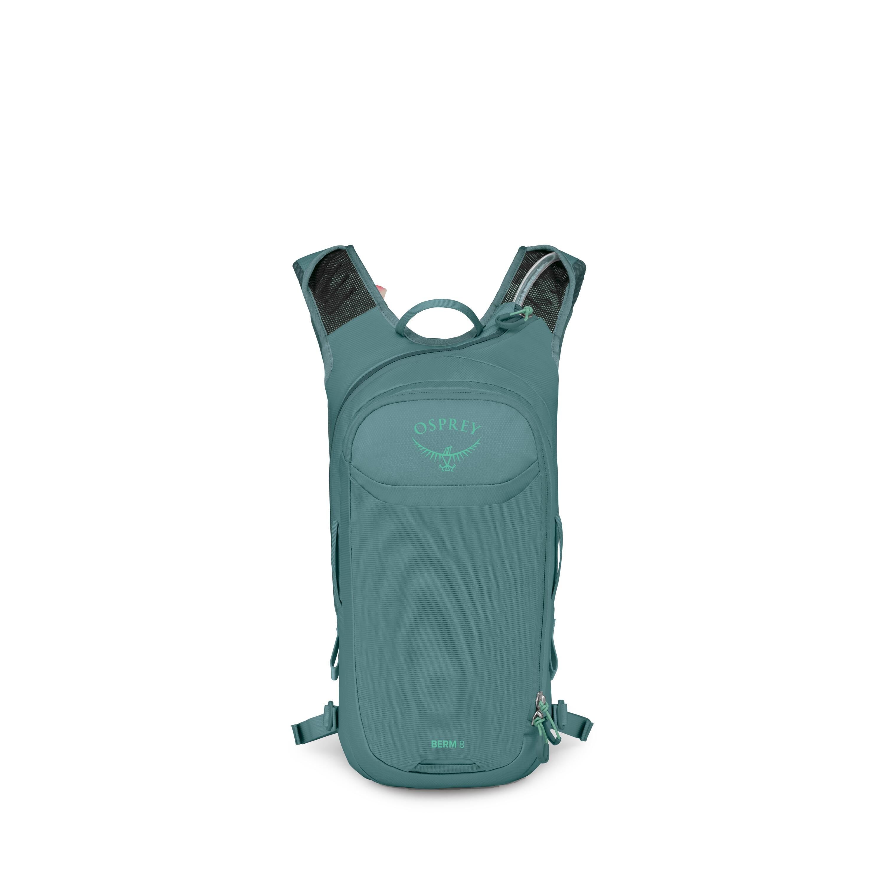 Osprey Berm 8 Bike Hydration Pack 8L in Cascade Blue — front view
