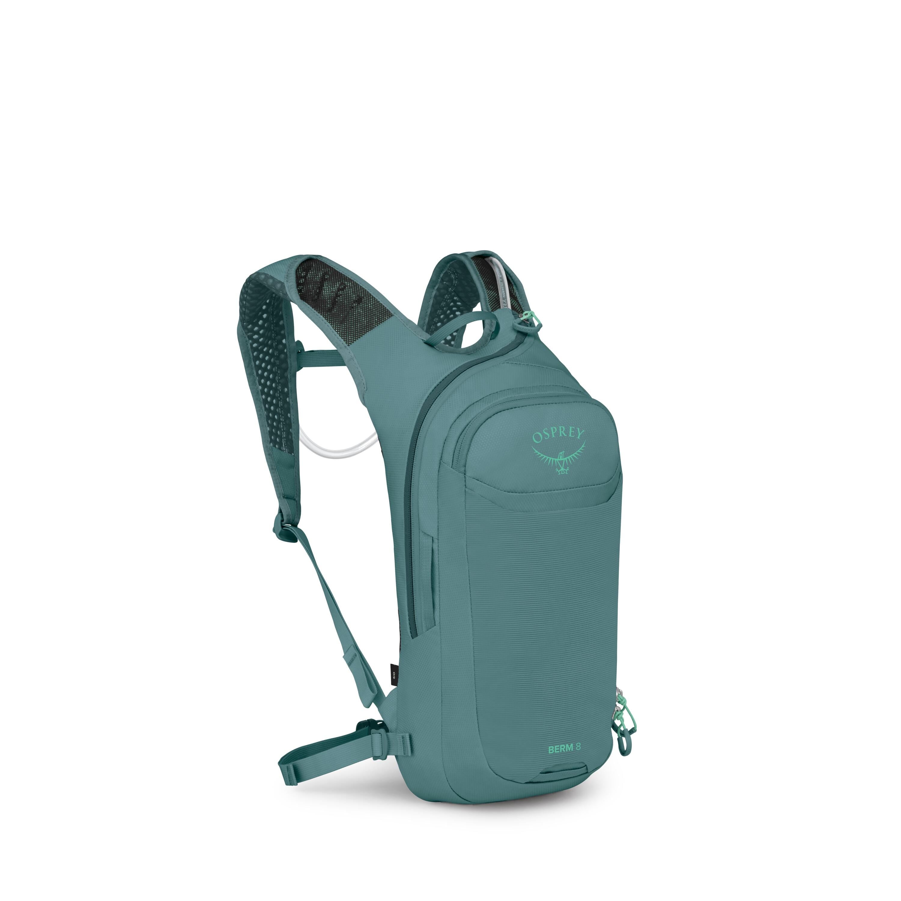 Osprey Berm 8 Bike Hydration Pack 8L in Cascade Blue — angle view 2
