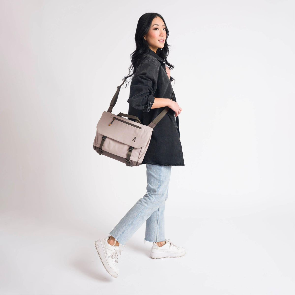 Boundary Supply Rennen Shoulder Bag in Clay — lifestyle