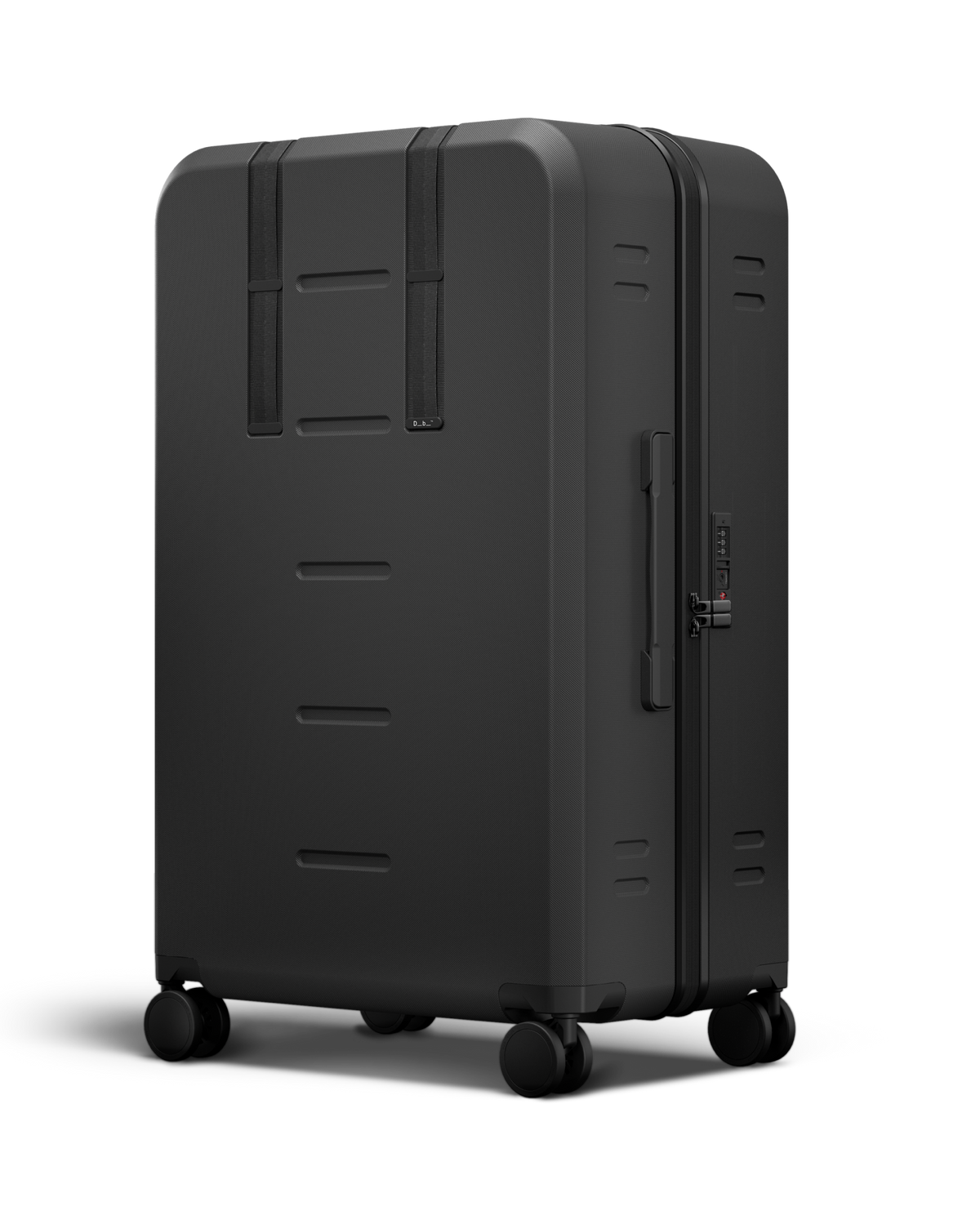 Db Journey Ramverk Check-in Luggage Large in Black Out — angle view 2 # color_Black Out