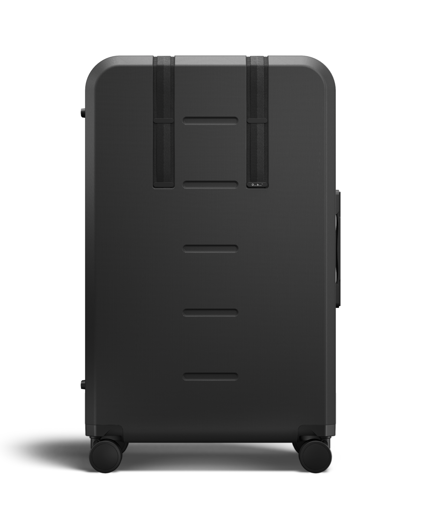 Db Journey Ramverk Check-in Luggage Large in Black Out — front view # color_Black Out