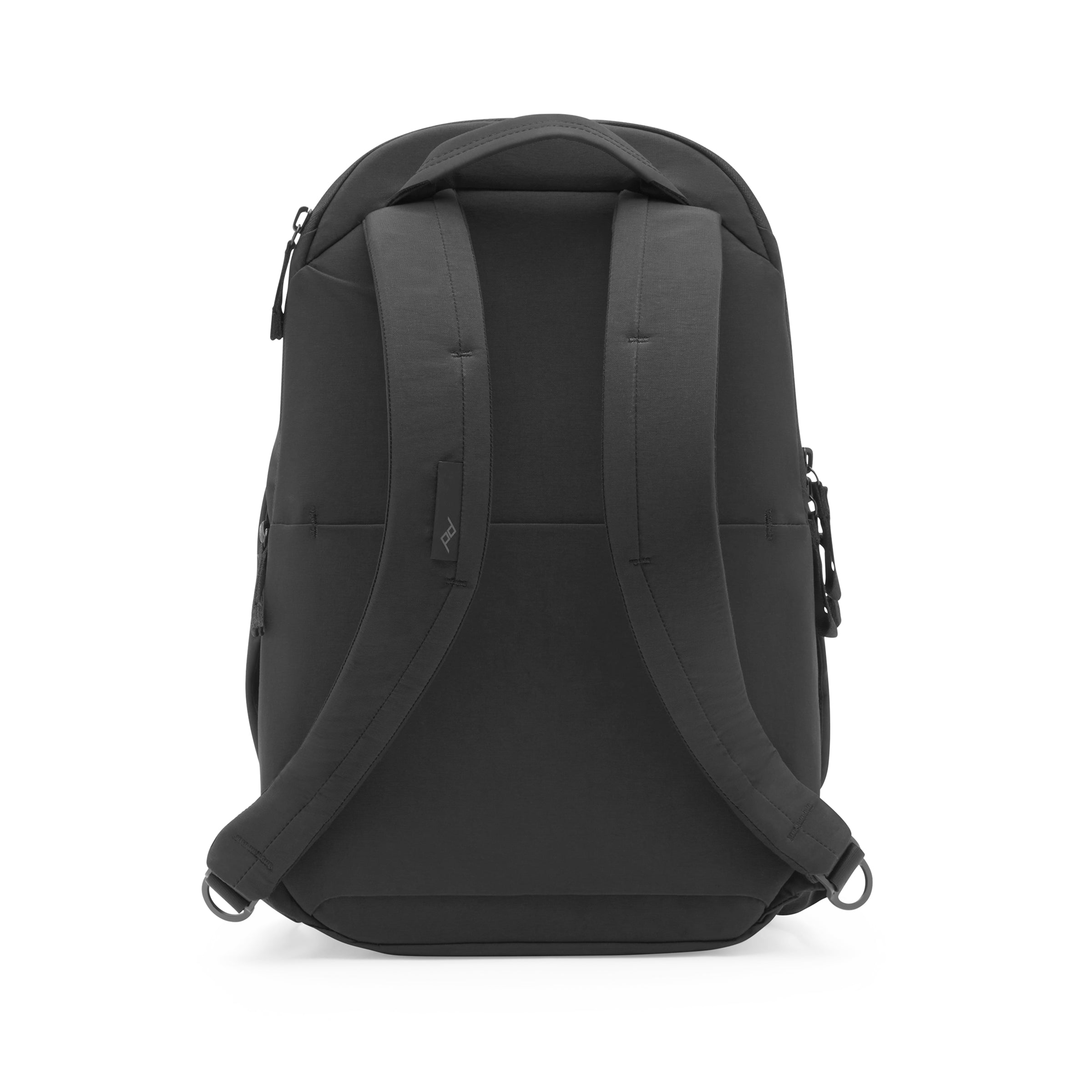 Peak Design City Backpack 15L in Black — back view # color_Black