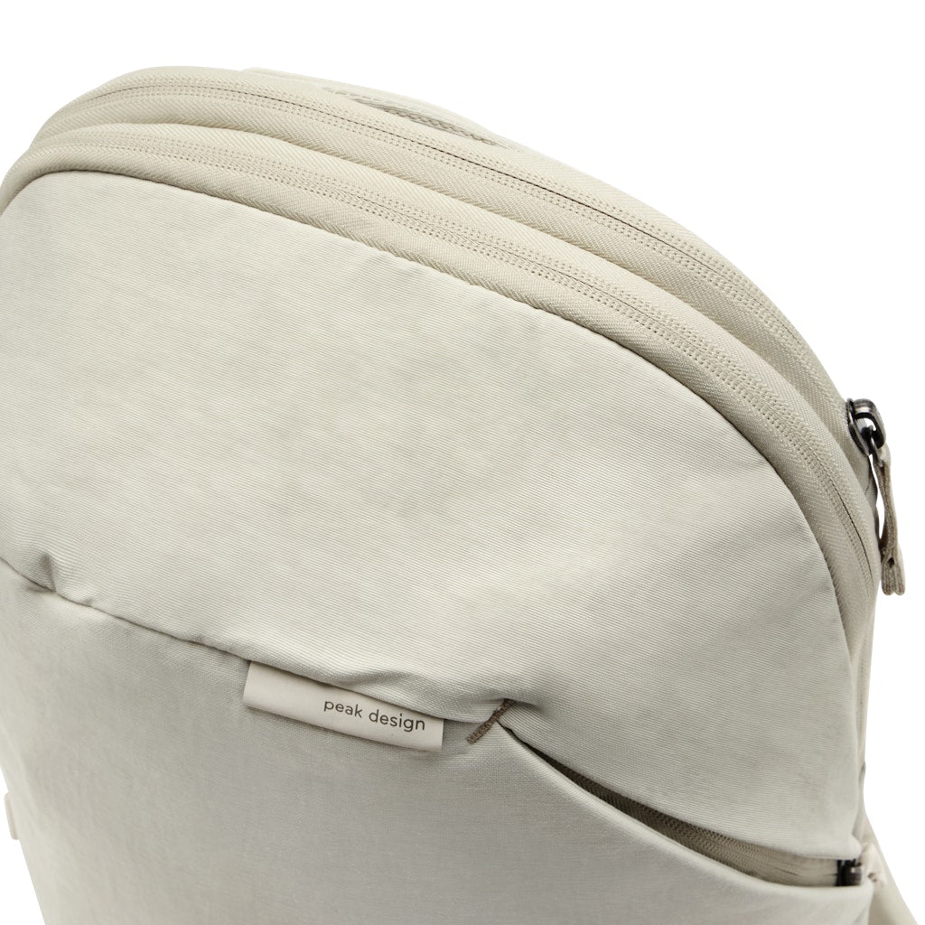 Peak Design City Backpack 15L in Moon — detail view 2 # color_Moon