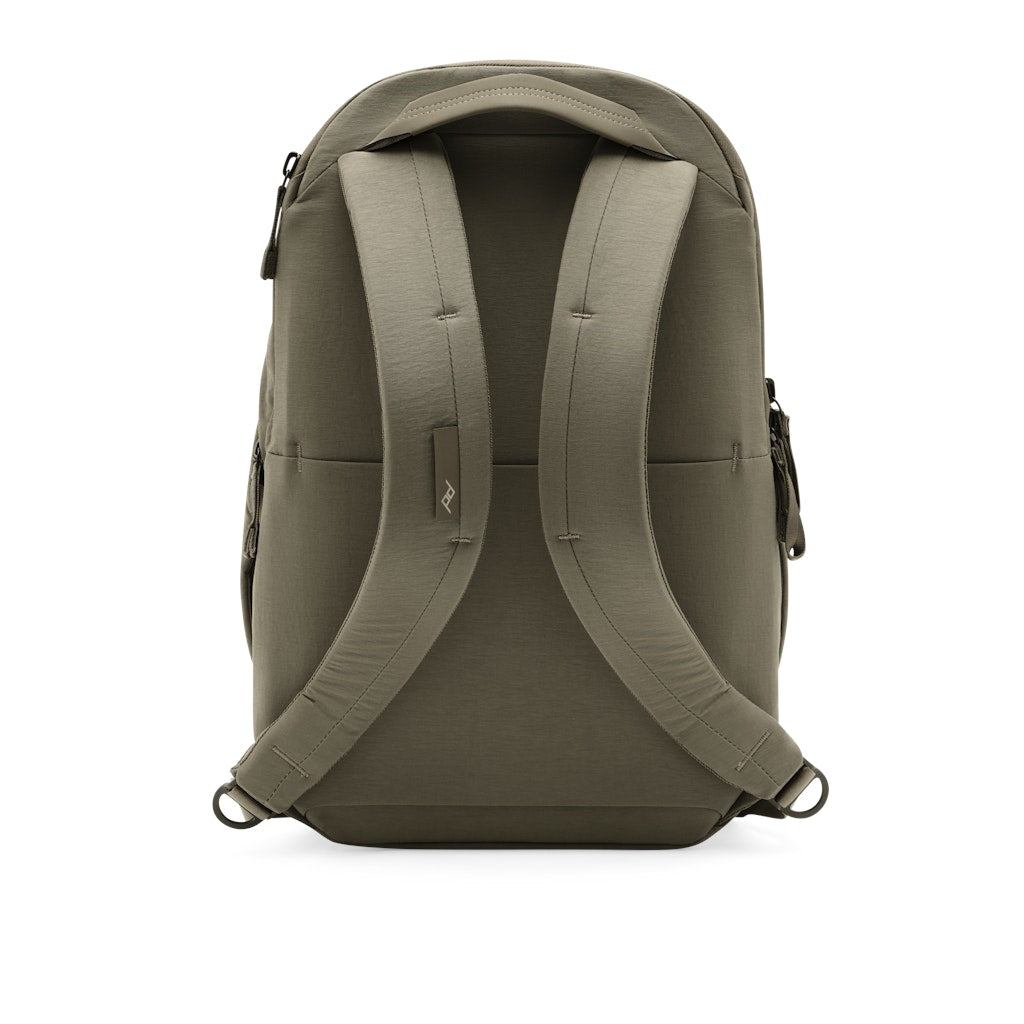 Peak Design City Backpack 15L in Stone — back view # color_Stone
