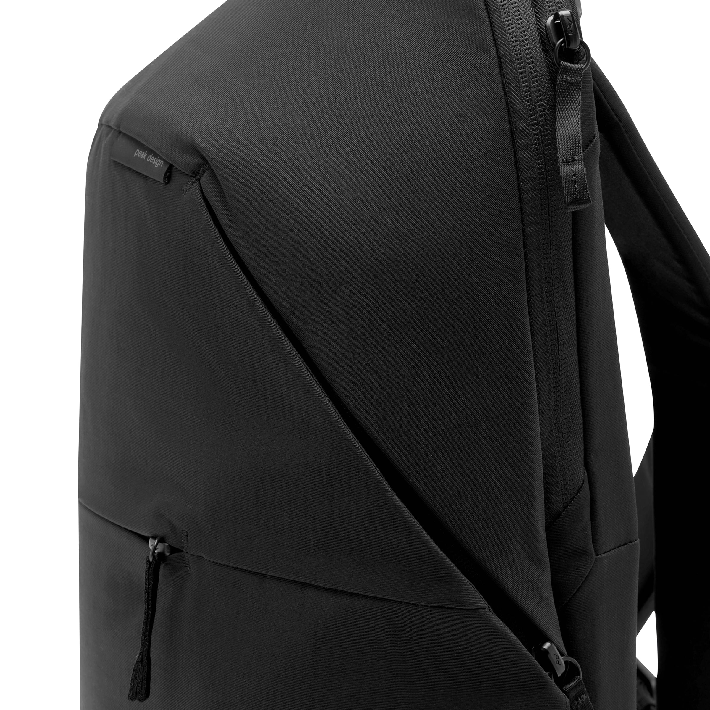 Peak Design City Backpack 22L in Black — angle view 2 # color_Black