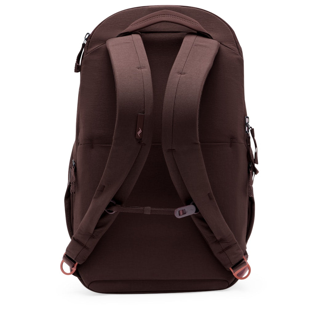 Peak Design City Backpack 22L in Eclipse — back view # color_Eclipse