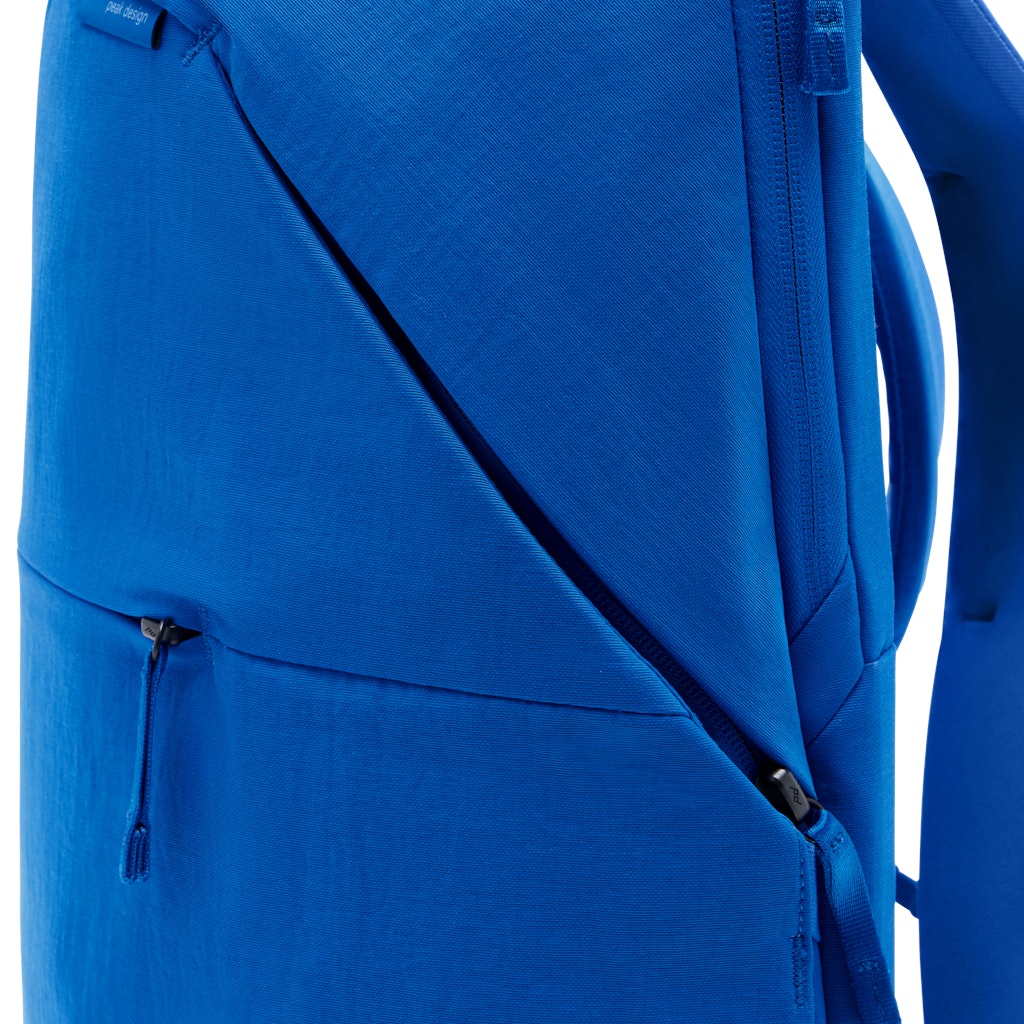 Peak Design City Backpack 22L in Lapis — angle view 2 # color_Lapis