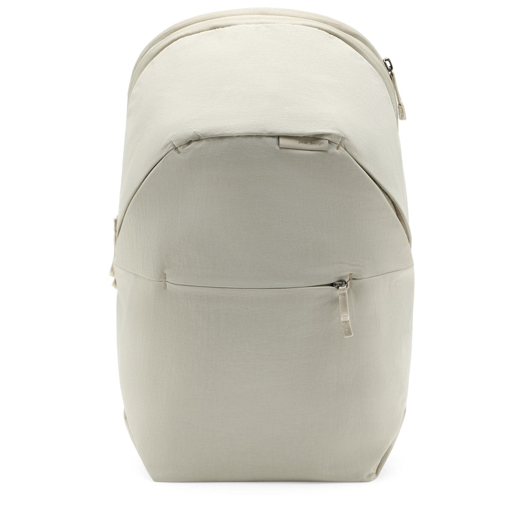 Peak Design City Backpack 22L in Moon — front view # color_Moon