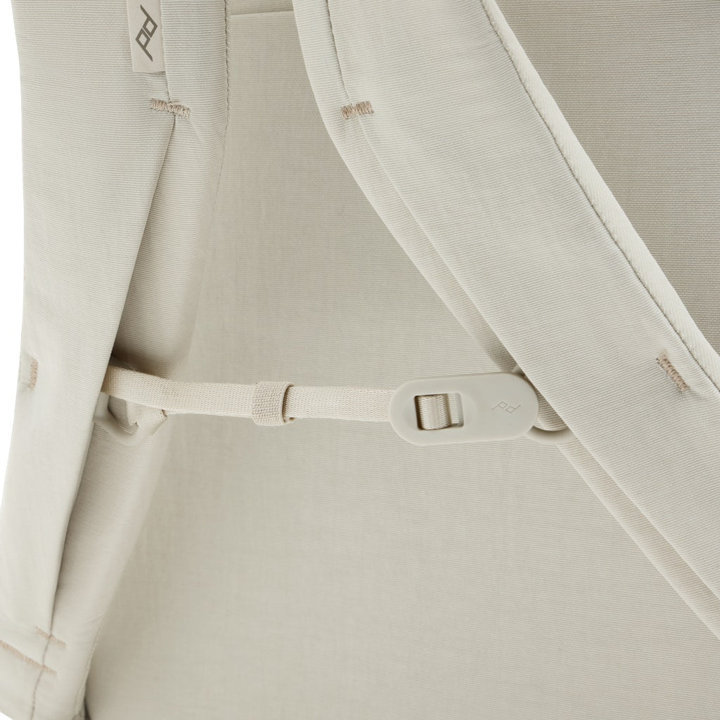 Peak Design City Backpack 22L in Moon — detail view 2 # color_Moon