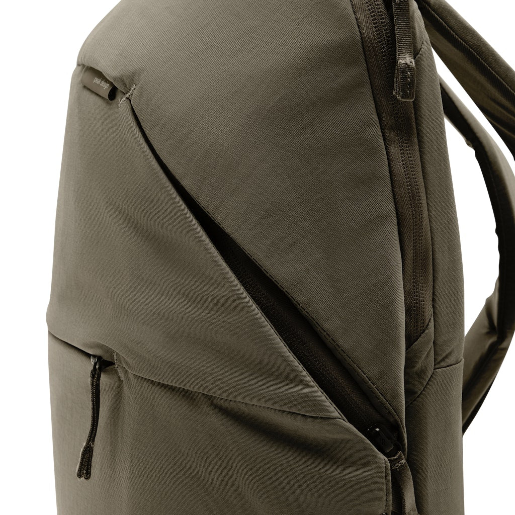 Peak Design City Backpack 22L in Stone — angle view 2 # color_Stone