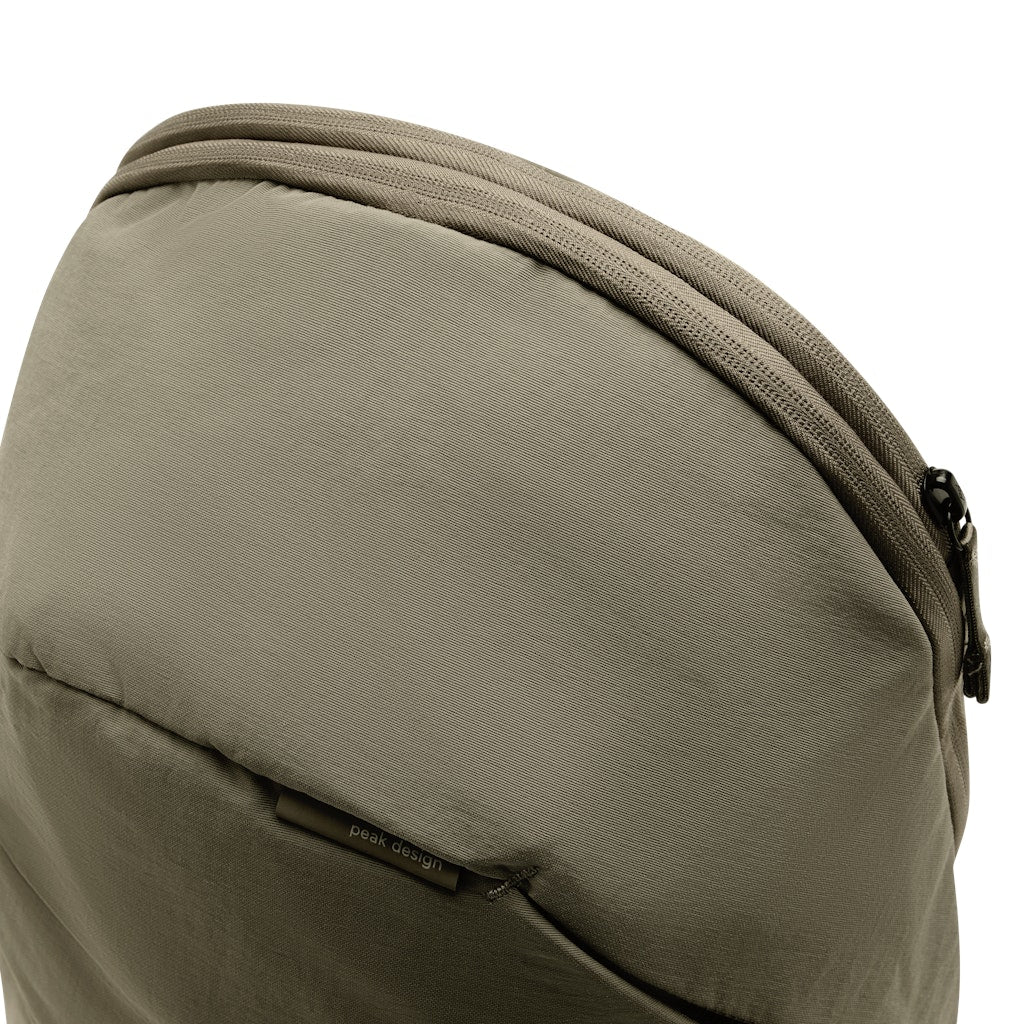 Peak Design City Backpack 22L in Stone — detail view 3 # color_Stone