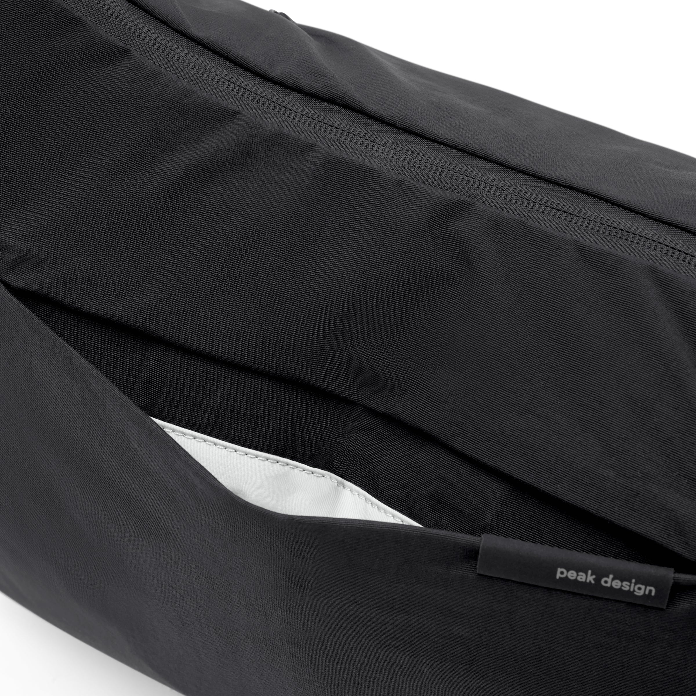 Peak Design City Crescent 12L in Black — angle view 3 # color_Black