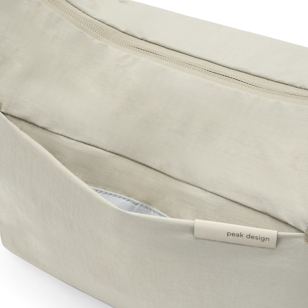 Peak Design City Crescent 12L in Moon — angle view 3 # color_Moon
