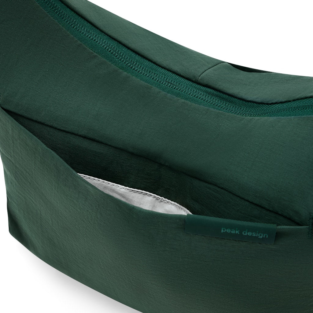 Peak Design City Crescent 6L in Cypress — angle view 3 # color_Cypress