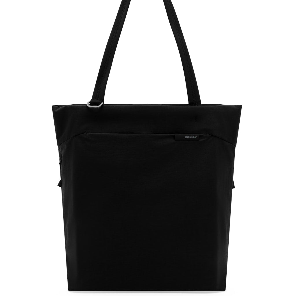 Peak Design City Tote 15L in Black — front view # color_Black