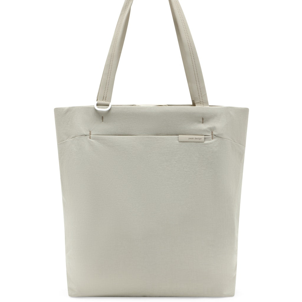 Peak Design City Tote 15L in Moon — front view # color_Moon